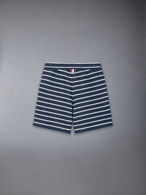 CHILDREN'S HONEYCOMB STRIPED RUGBY SHORTS - image 2