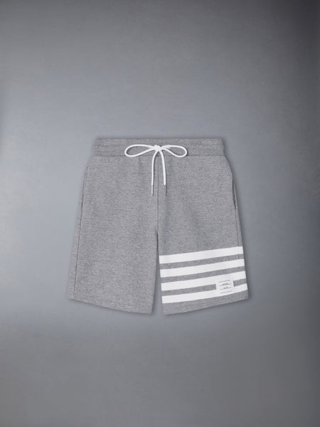 CHILDREN'S LOOPBACK 4-BAR SWEATSHORTS MED GREY