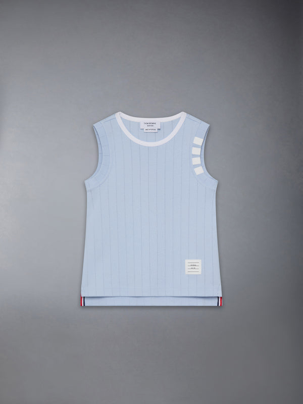 CHILDREN'S POINTELLE RINGER TANK TOP - featured image
