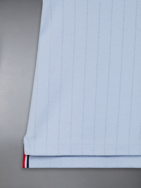 CHILDREN'S POINTELLE RINGER TANK TOP LIGHT BLUE