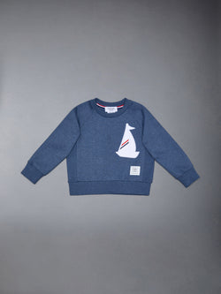 Kid's Classic Loopback Embroidery Patch Sweatshirt