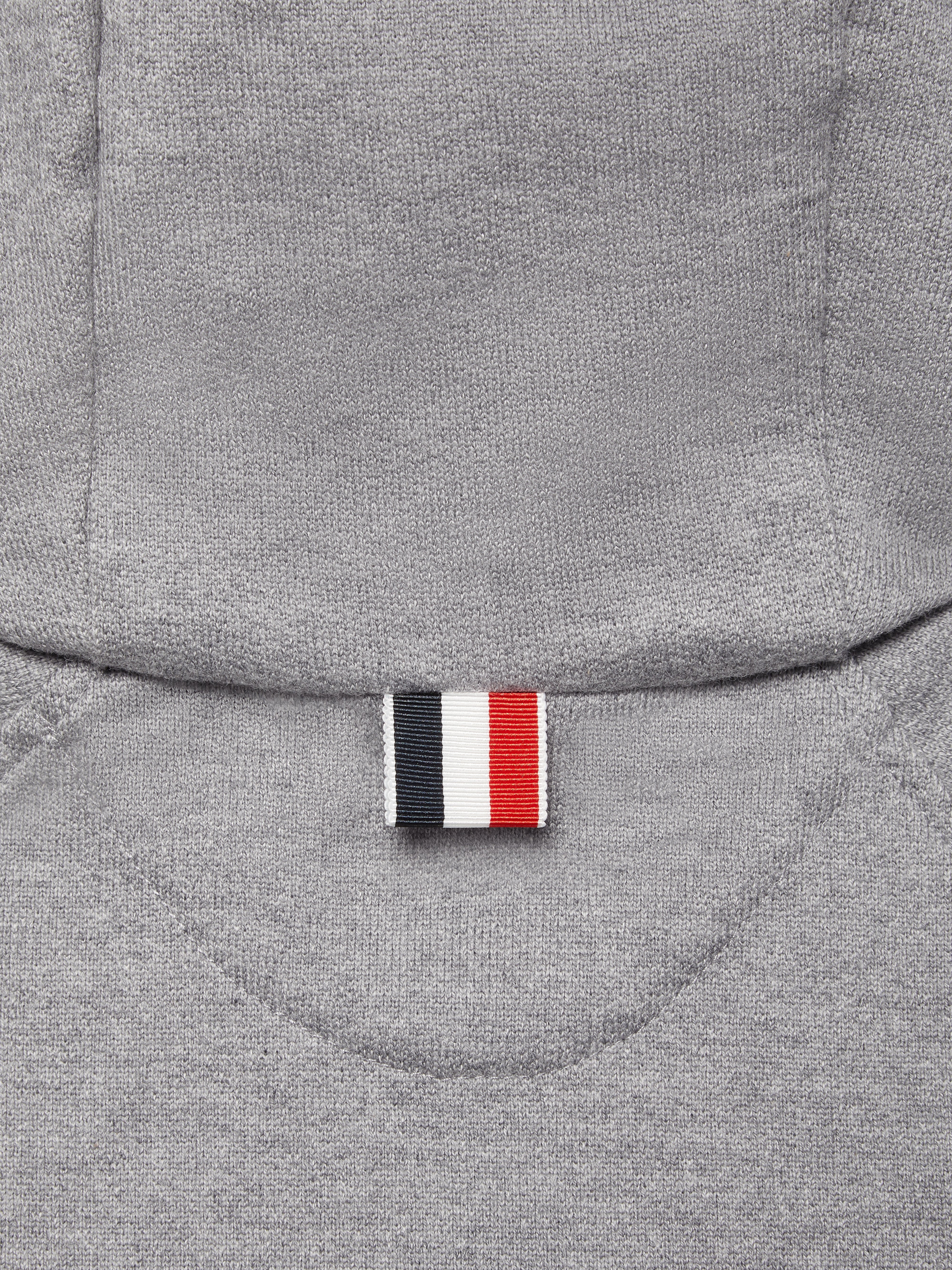 Children's Classic Loopback 4 Bar Full Zip Hoodie | Thom Browne