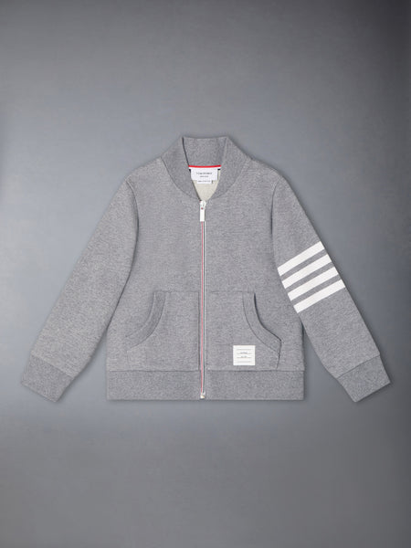 CHILDREN'S LOOPBACK 4-BAR BROWNE 65 BOMBER MED GREY
