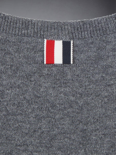 CHILDREN'S CASHMERE 4-BAR CLASSIC CREWNECK PULLOVER