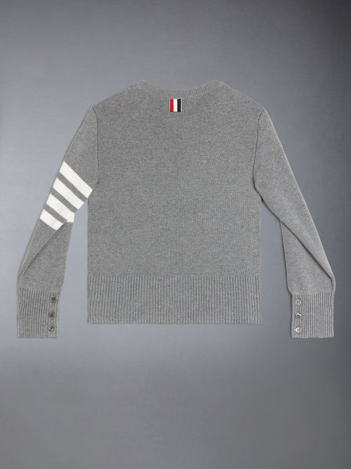 CHILDREN'S COTTON MILANO STITCH 4-BAR PULLOVER