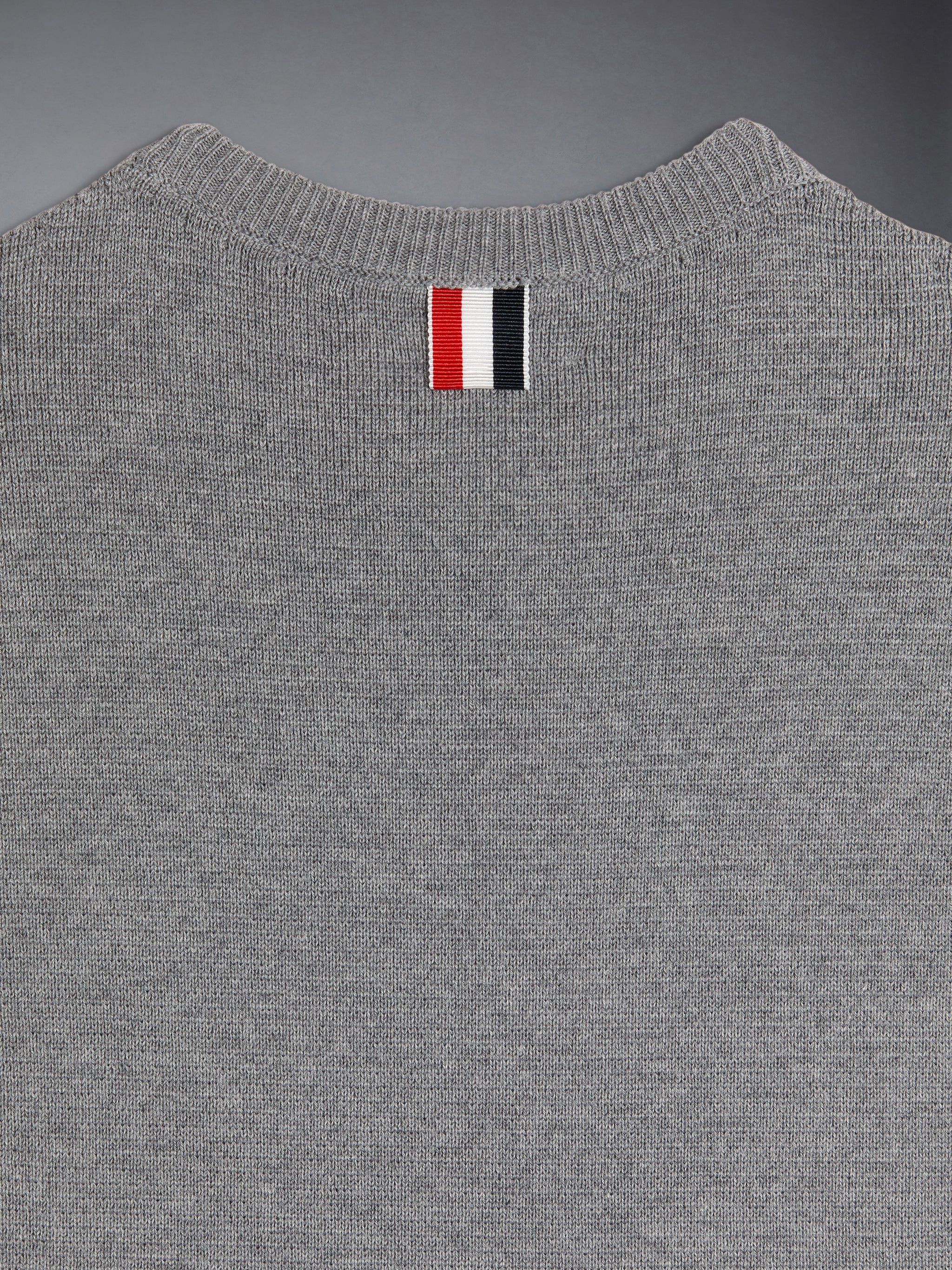 美品THOM BROWNEコットンクレープ ミラノステッチ 4BARプルオーバー コットン4BARクラシックミラノステッチプルオーバー | Thom Browne