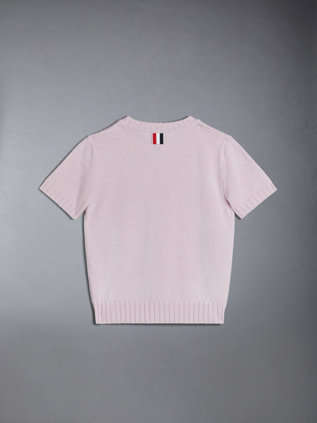 CHILDREN'S WOOL KNIT TEE PINK