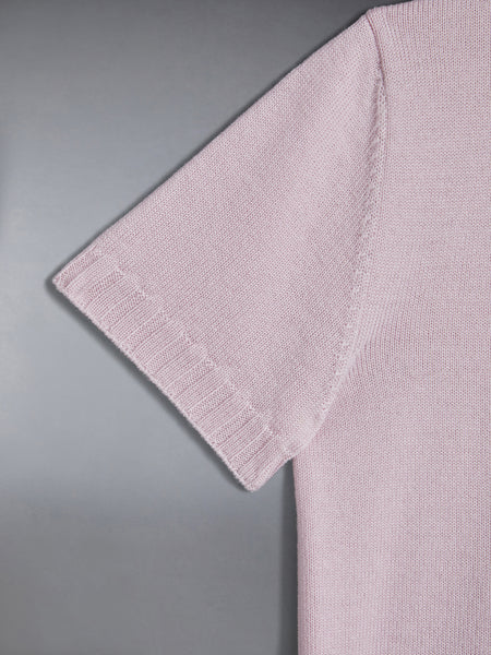 CHILDREN'S WOOL KNIT TEE PINK