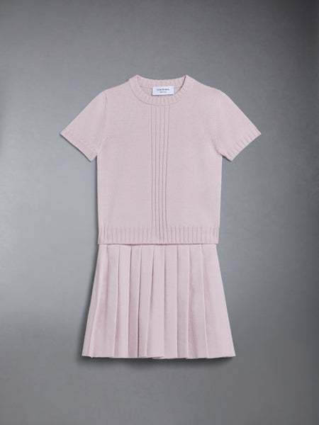 CHILDREN'S WOOL KNIT TEE PINK