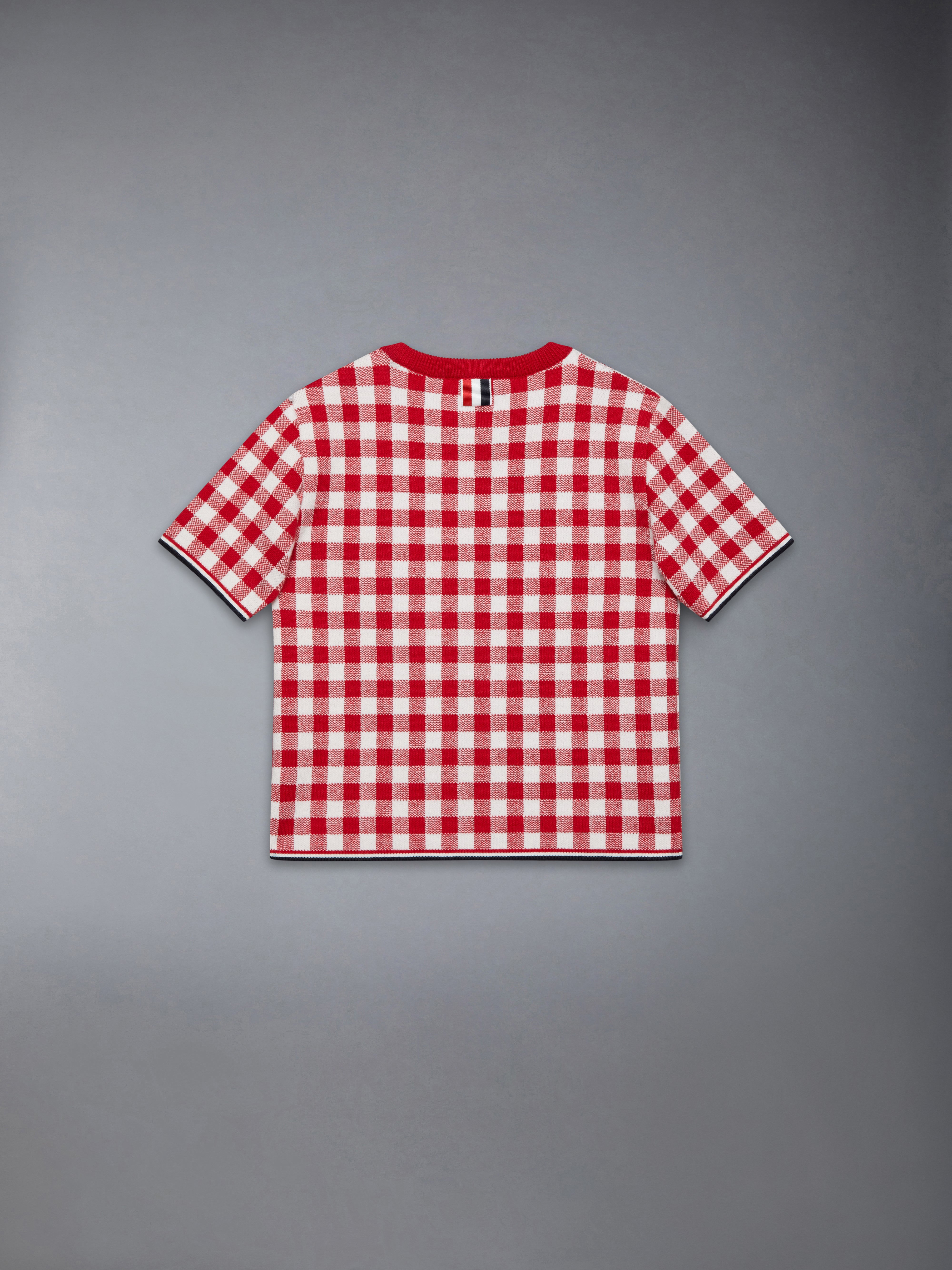 Children's Cotton Short Sleeve Sweater | Thom Browne