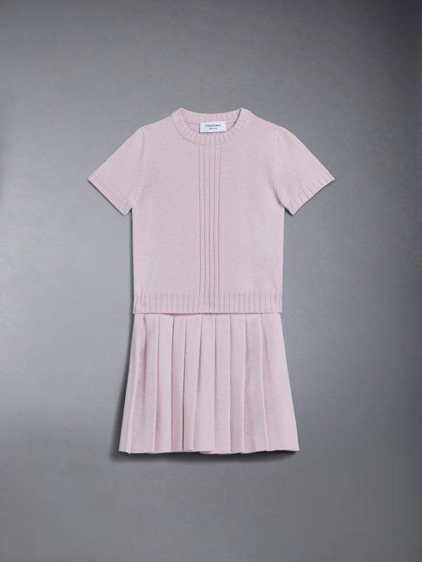 CHILDREN'S WOOL KNIT PLEATED SKIRT - image 4