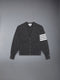 Children's Cashmere 4-Bar V-Neck Cardigan - DARK GREY