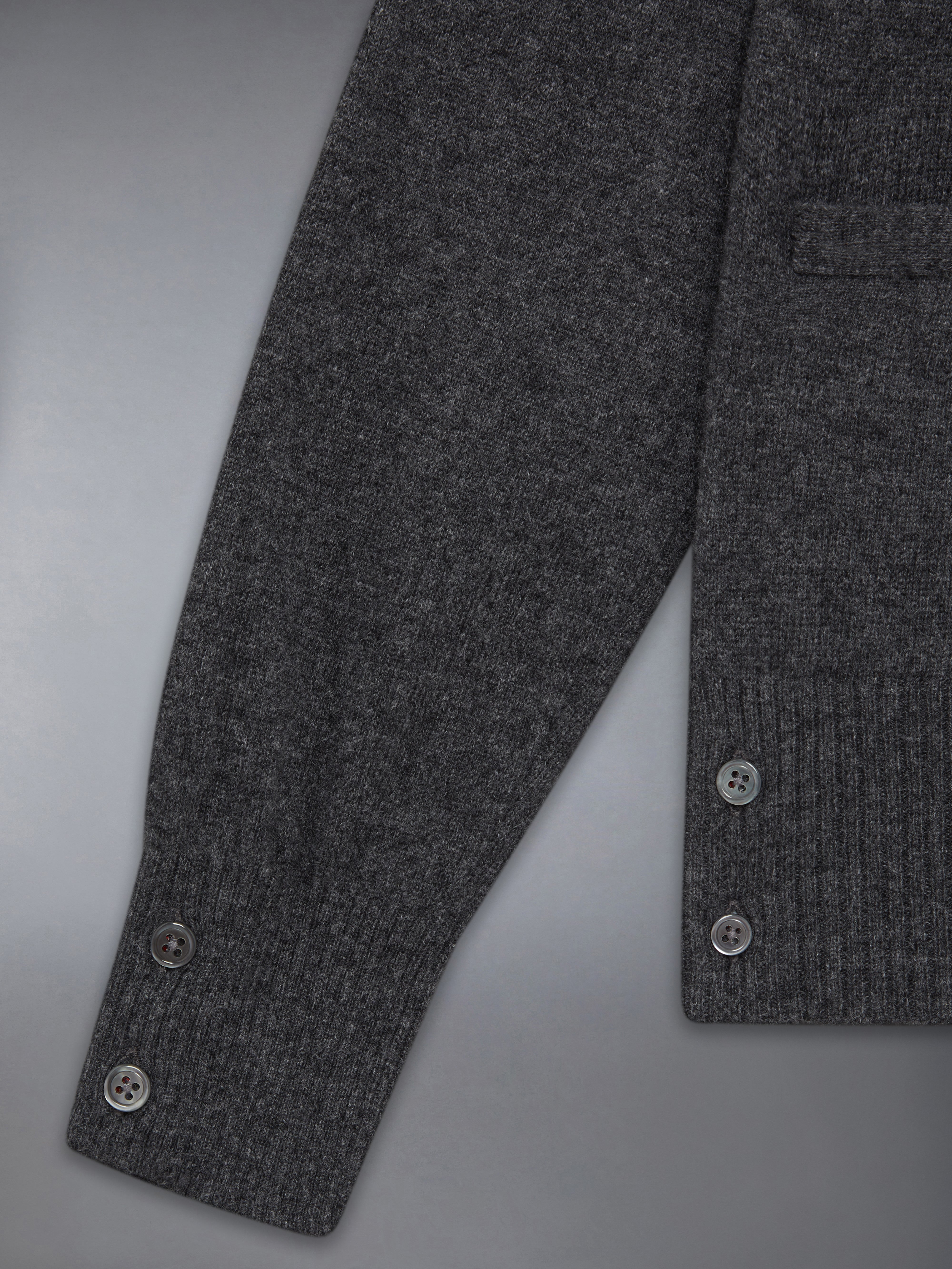 キッズ カシミヤ 4BAR Vネック カーディガン | Thom Browne