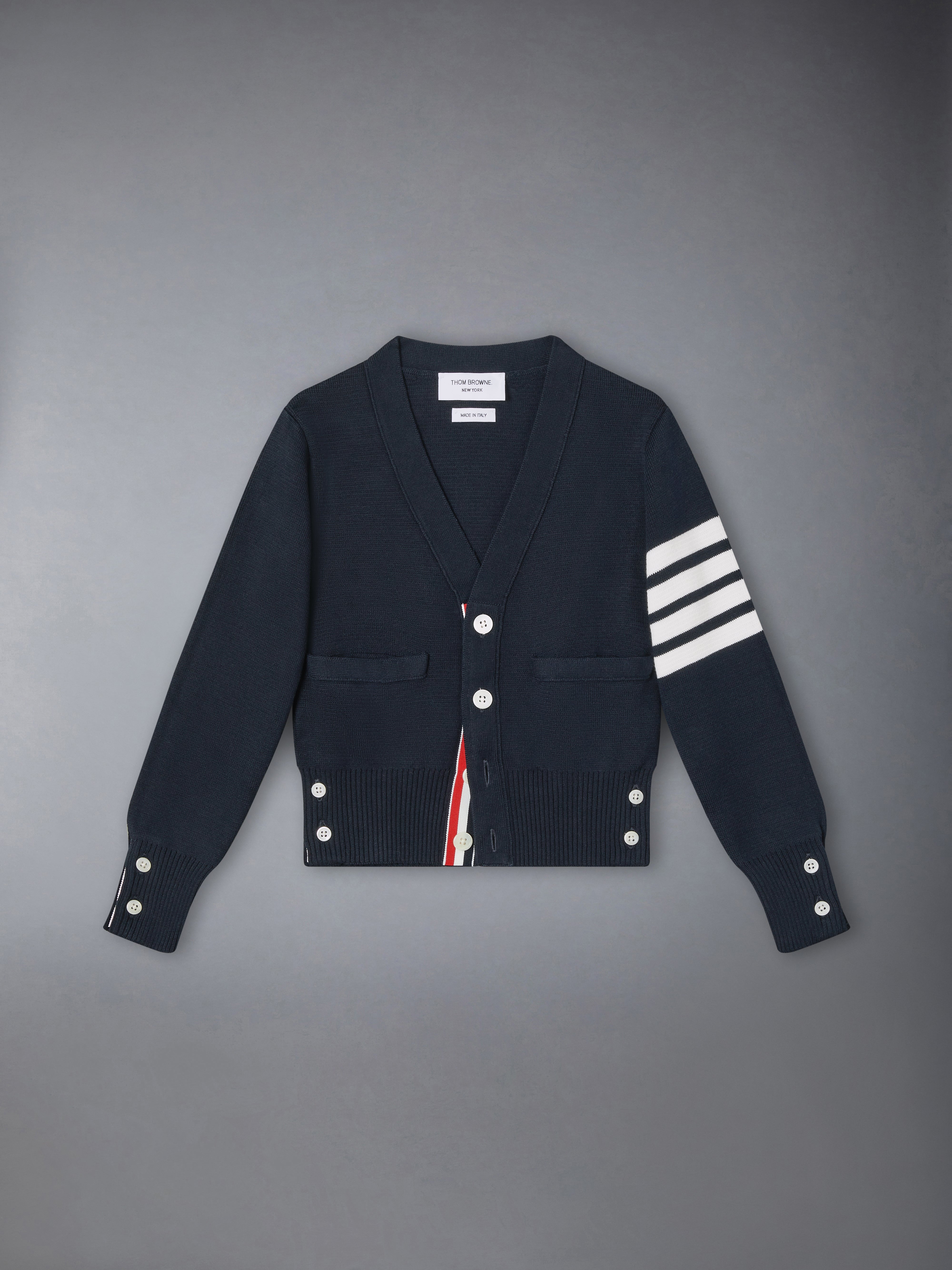 キッズ 4 BAR HECTOR カーディガン | Thom Browne