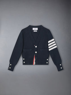 CHILDREN'S MILANO STITCH 4-BAR V-NECK CARDIGAN