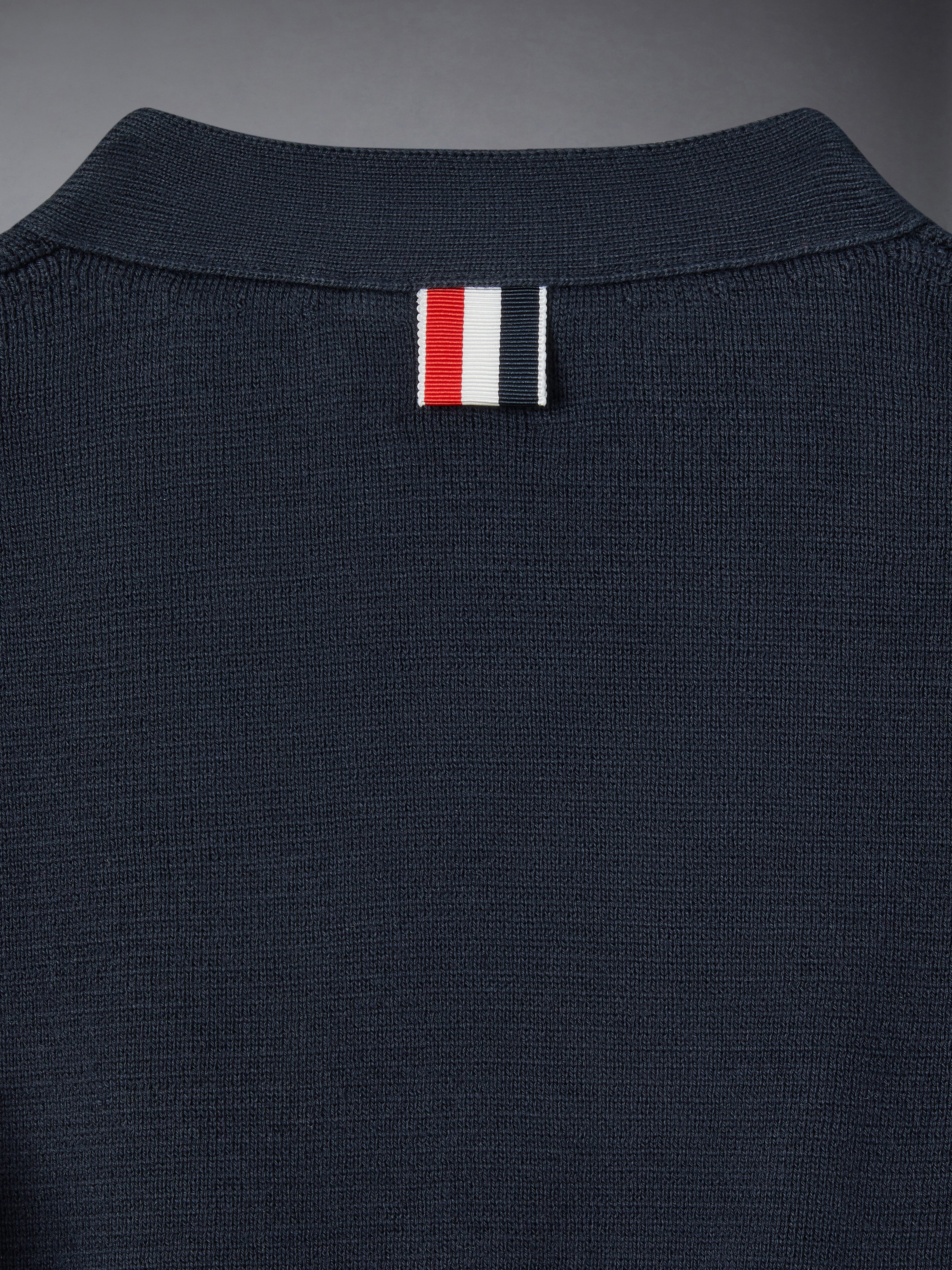 Children'S Milano Stitch 4-Bar V-Neck Cardigan | Thom Browne