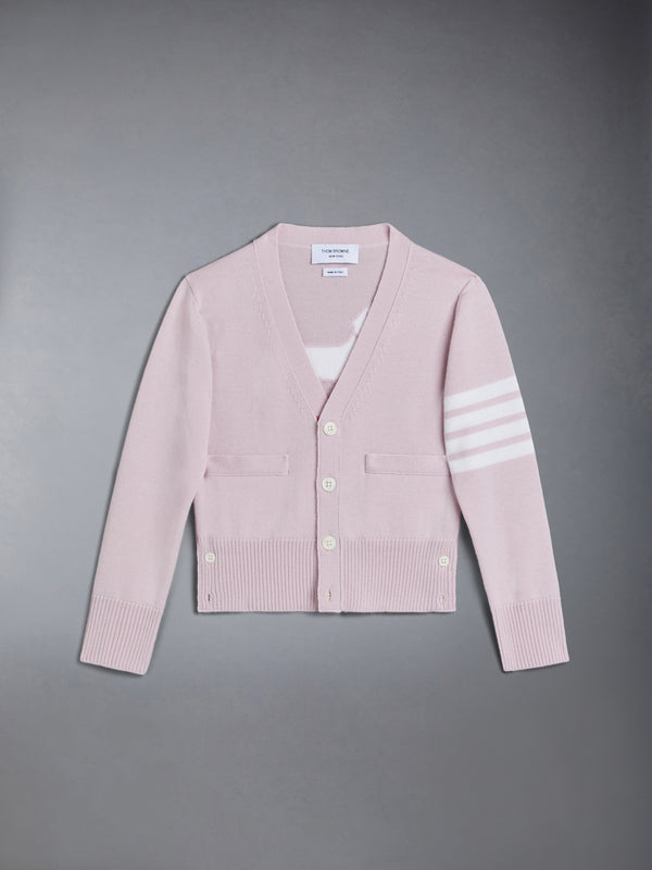 KID'S WOOL CASHMERE 4-BAR HECTOR CLASSIC CARDIGAN - featured image