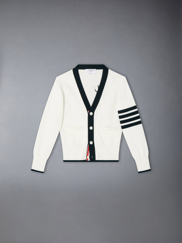 CHILDREN'S HECTOR INTARSIA 4-BAR CARDIGAN - featured image