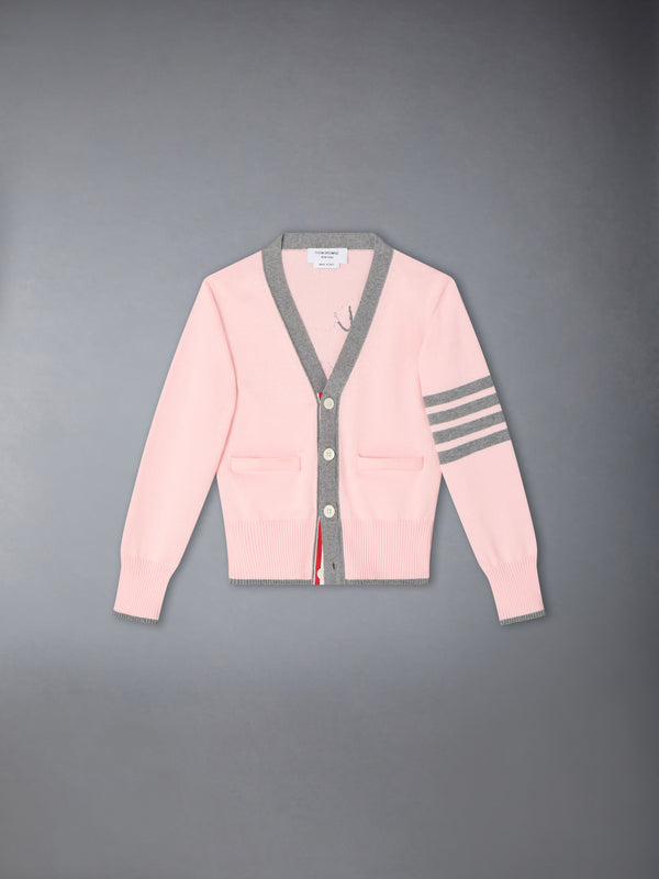 CHILDREN'S HECTOR INTARSIA 4-BAR CARDIGAN - featured image