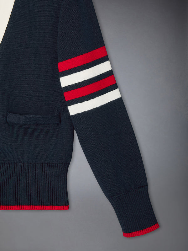 CHILDREN'S HECTOR INTARSIA 4-BAR CARDIGAN - image 3