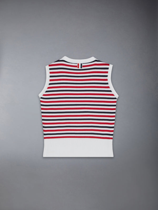 CLASSIC COTTON SLEEVELESS PULLOVER - image 2