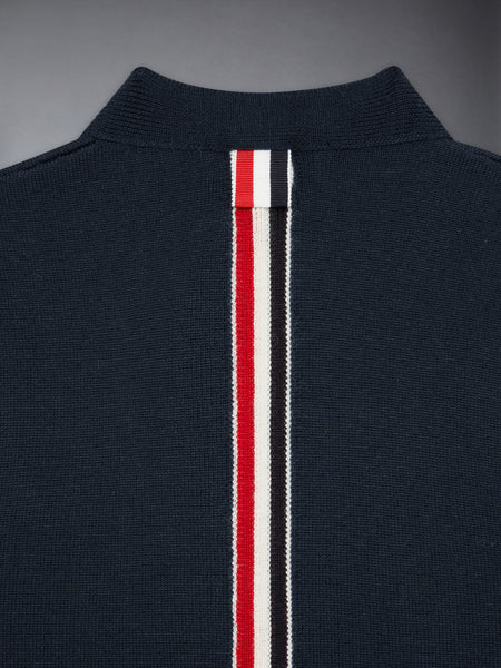 CHILDREN'S WOOL STRIPE V-NECK CARDIGAN VEST