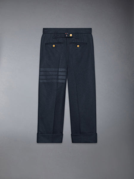 CHILDREN'S FLANNEL 4-BAR CLASSIC TROUSERS NAVY