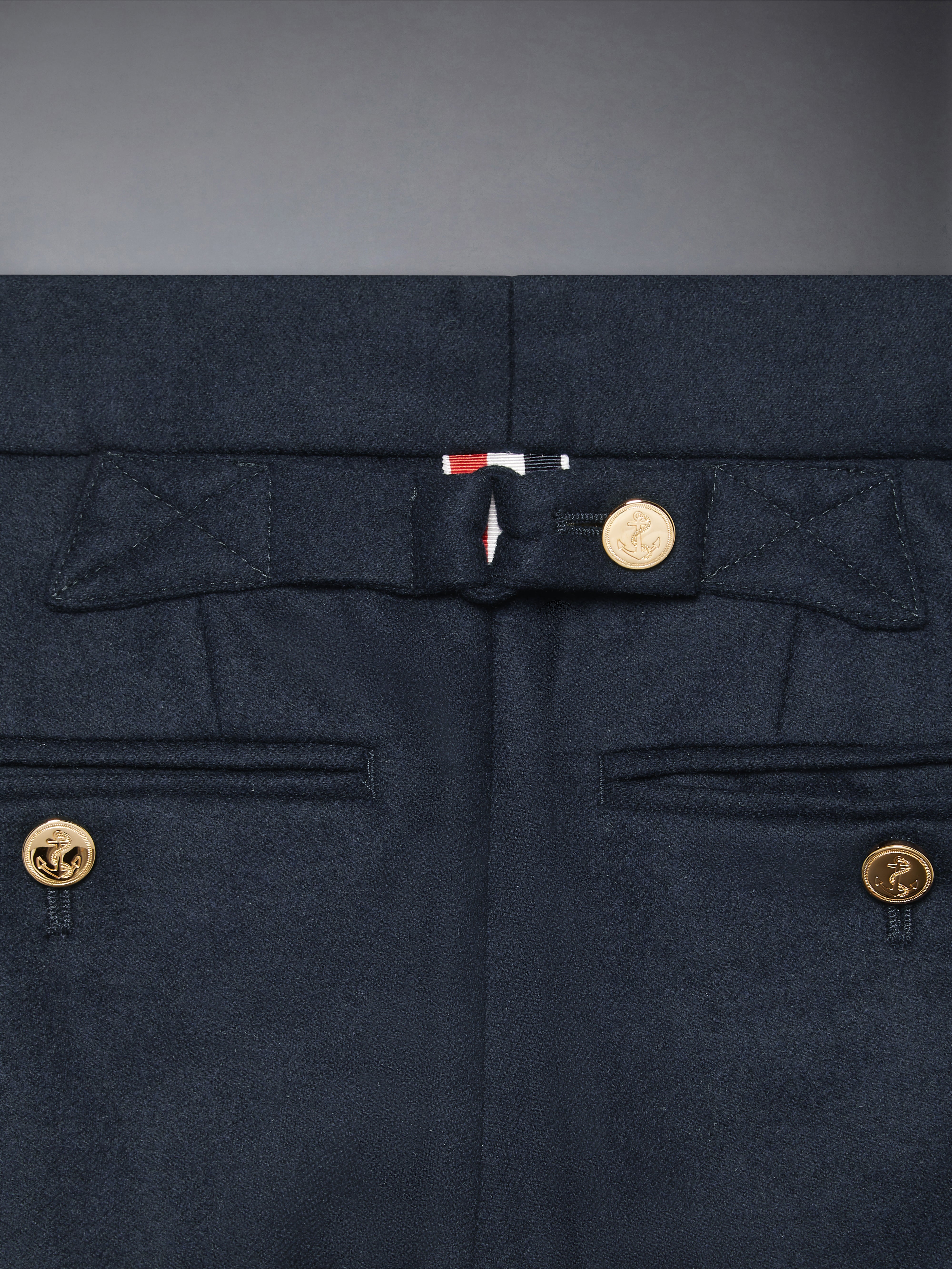 Children'S Flannel 4-Bar Classic Trousers | Thom Browne