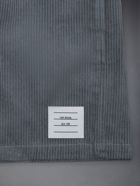 Kid's Corduroy Side Panel Short MED GREY