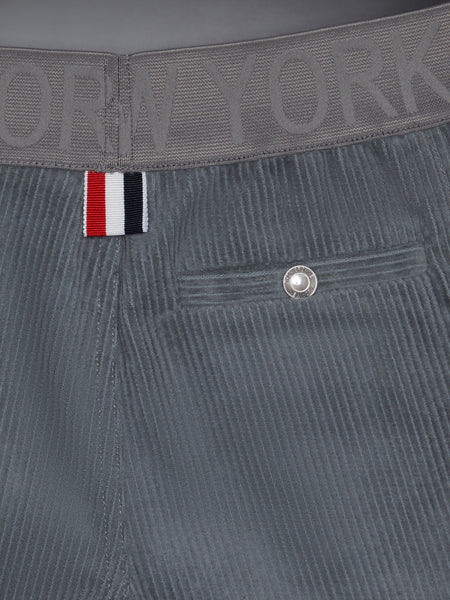 Kid's Corduroy Side Panel Short MED GREY