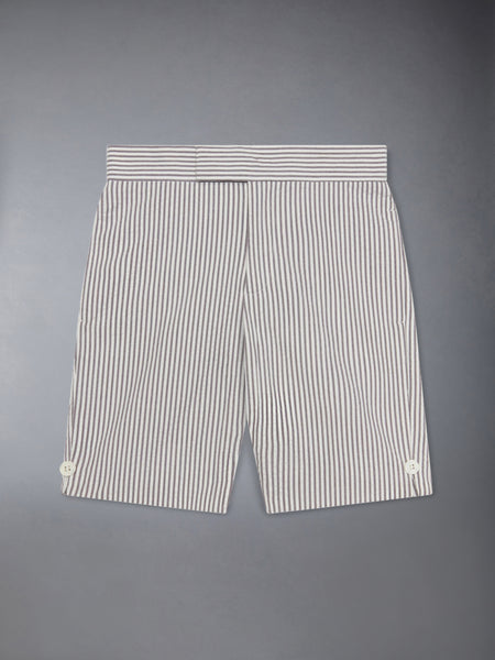 Children's Cotton Seersucker Bermuda Short MED GREY
