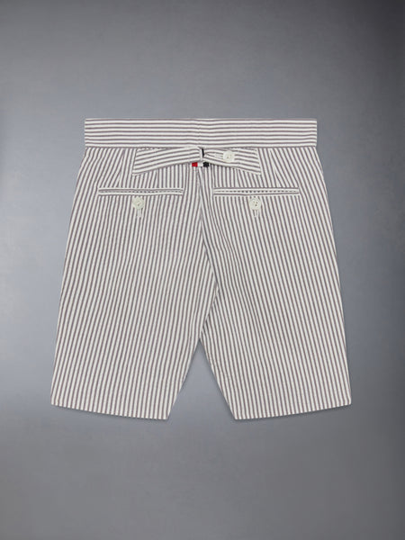 Children's Cotton Seersucker Bermuda Short MED GREY