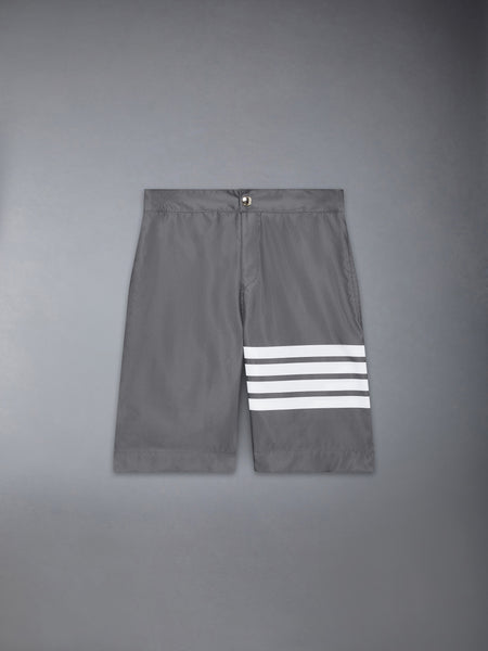 CHILDREN'S SWIM TECH 4-BAR BOARD SHORTS MED GREY