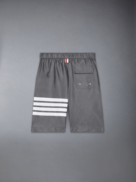 CHILDREN'S SWIM TECH 4-BAR BOARD SHORTS MED GREY