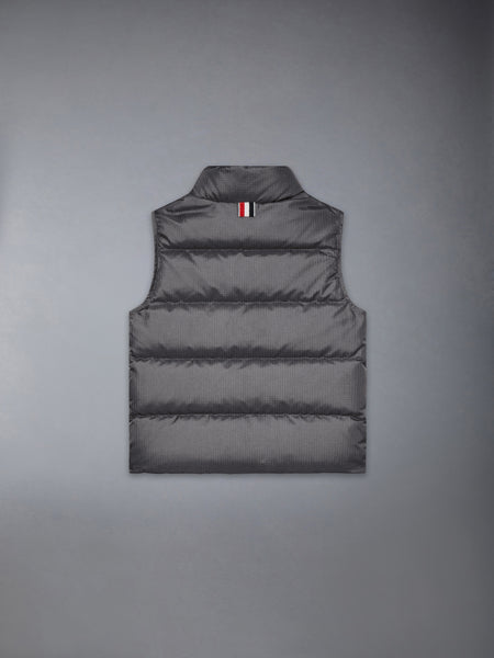 CHILDREN'S RIPSTOP 4-BAR PADDED VEST DARK GREY