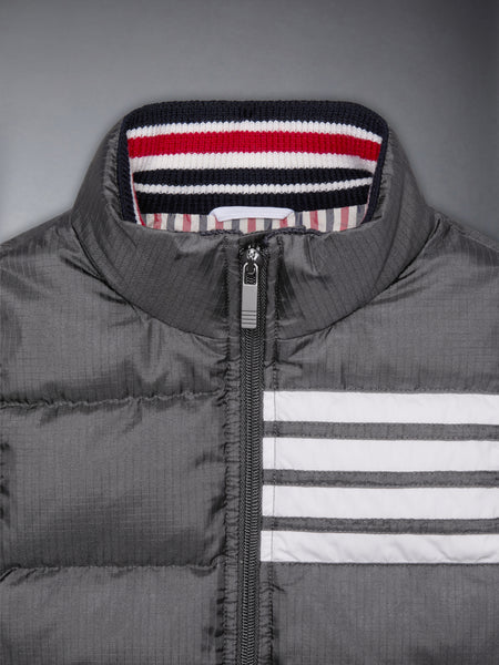CHILDREN'S RIPSTOP 4-BAR PADDED VEST DARK GREY
