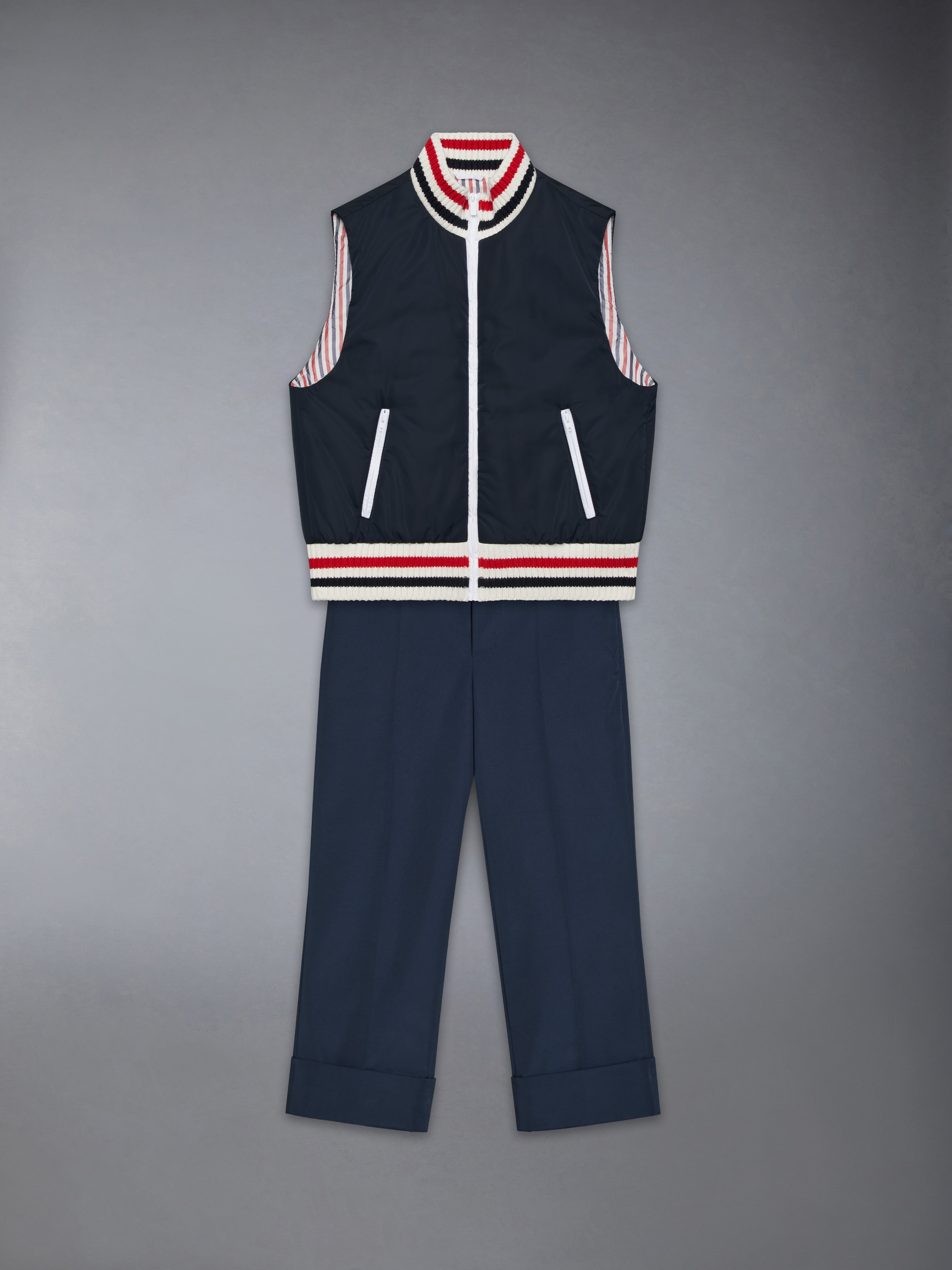 Children's Padded Poly Twill Vest | Thom Browne