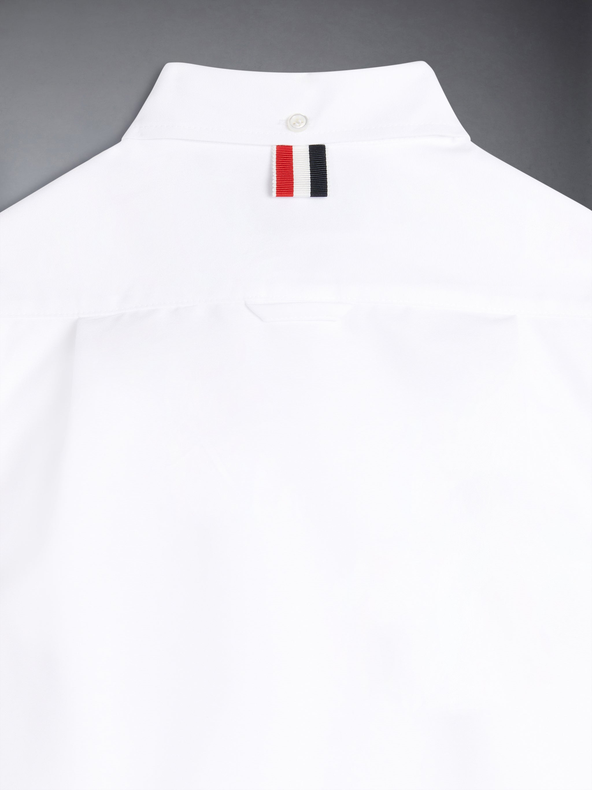 THOM BROWNE フード付きホワイトジャケット　120 Children's Oxford 4 Bar Shirt | Thom Browne