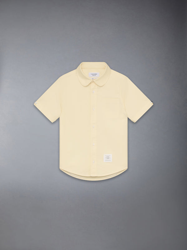 키즈 옥스포드 숏 슬리브 셔츠 - featured image