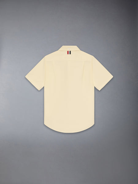 키즈 옥스포드 숏 슬리브 셔츠 옐로