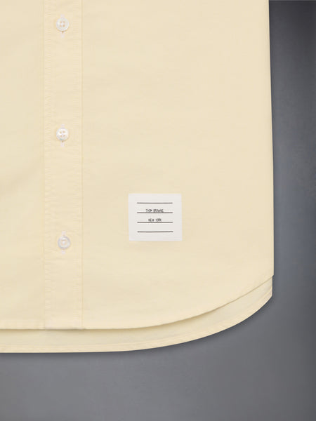 키즈 옥스포드 숏 슬리브 셔츠 옐로