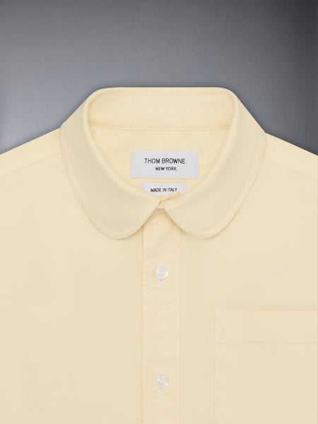 키즈 옥스포드 숏 슬리브 셔츠 옐로