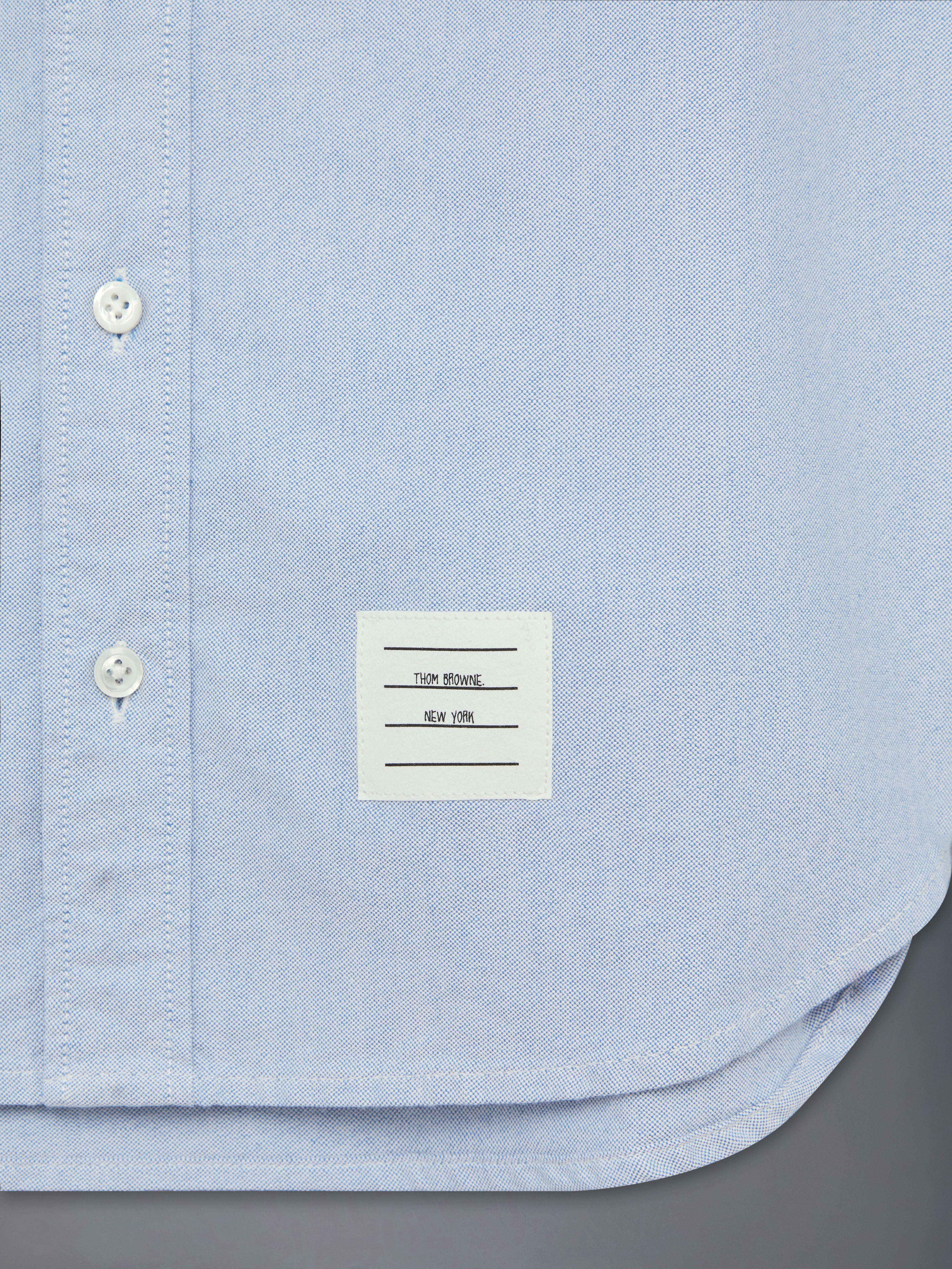 キッズ オックスフォード ラウンドカラー シャツ | Thom Browne