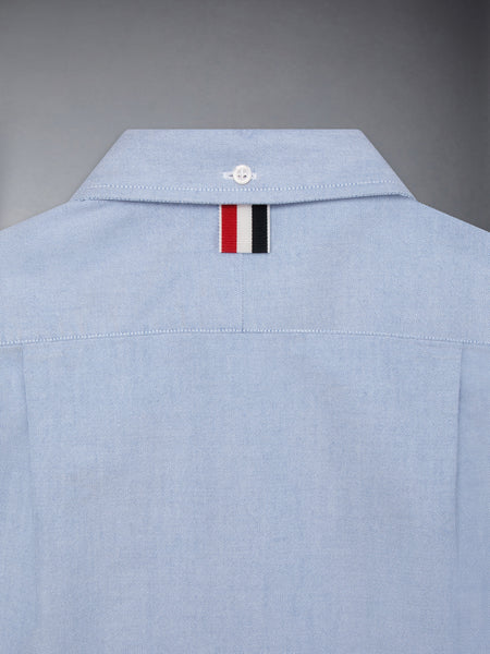 CHILDREN'S OXFORD SHORT SLEEVE SHIRT LIGHT BLUE