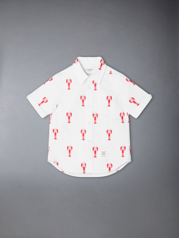 CHILDREN'S LOBSTER PRINT SHORT SLEEVE SHIRT - featured image