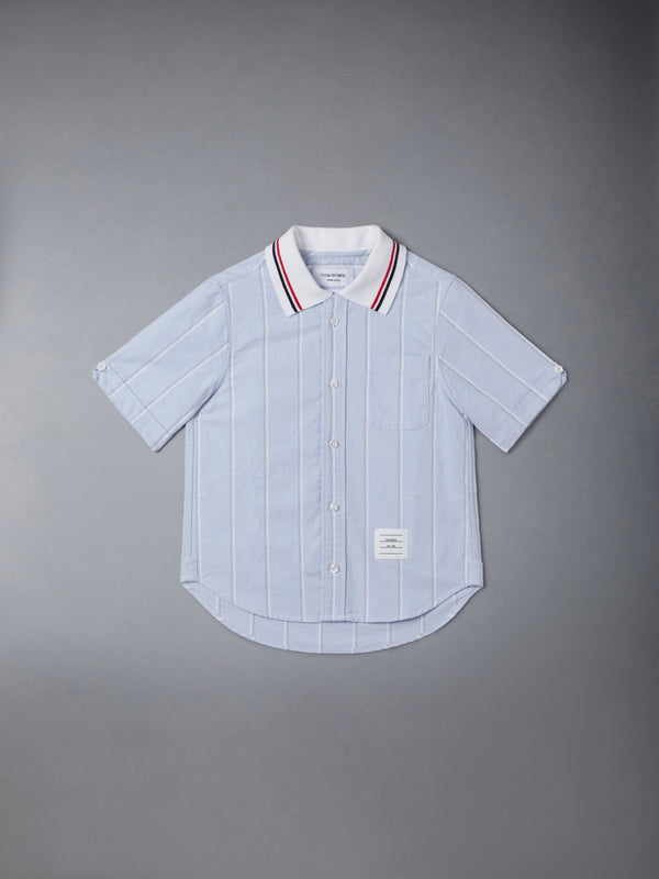 STRIPED OXFORD POLO SHIRT - featured image