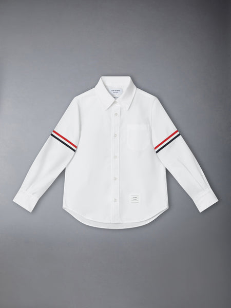 CLASSIC OXFORD ARMBAND SHIRT WHITE