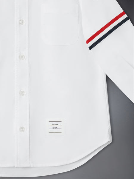 CLASSIC OXFORD ARMBAND SHIRT WHITE