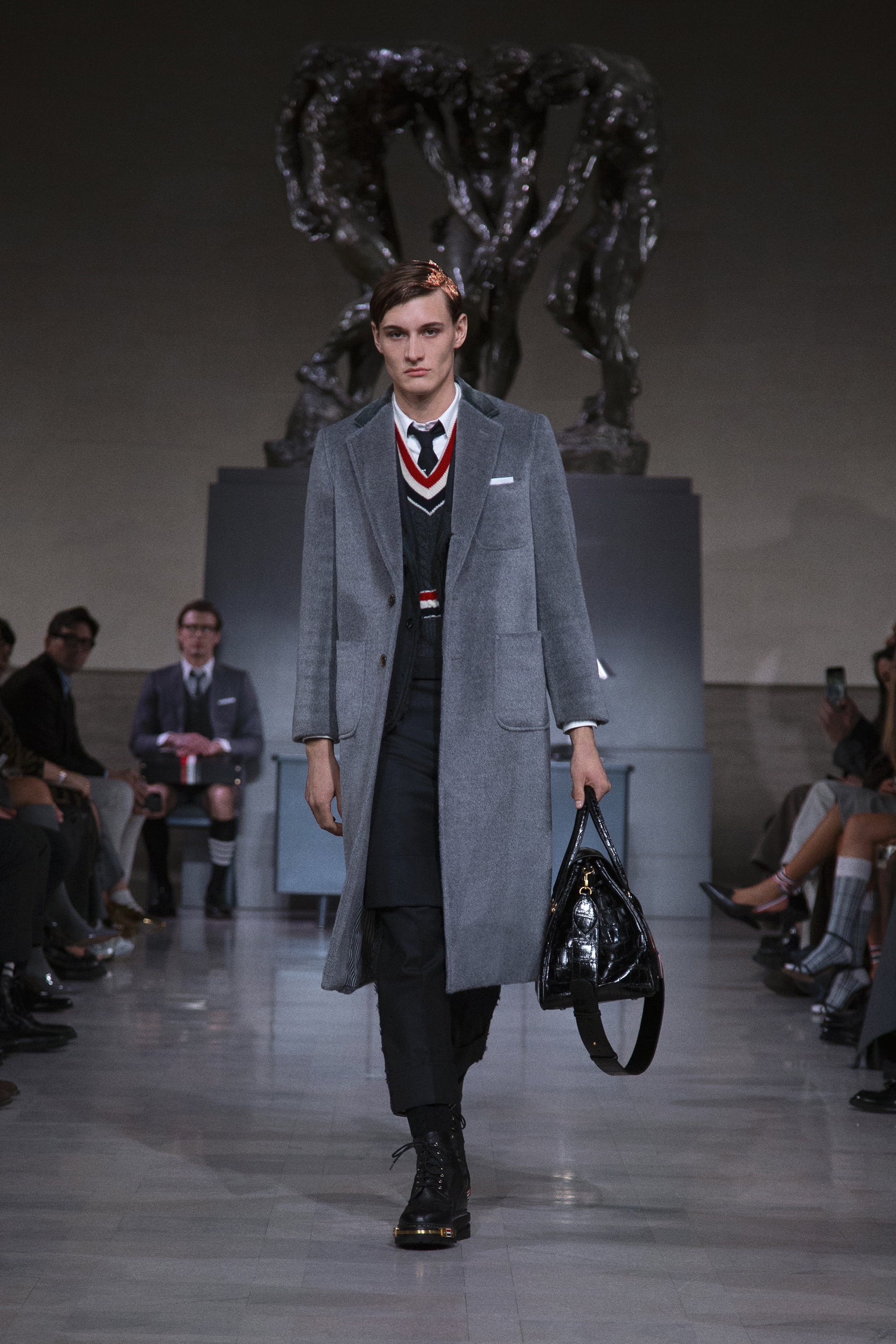 THOM BROWNE ソックス bunbuku55 Thom Browne: White Tennis Racquet Athletic Socks | SSENSE