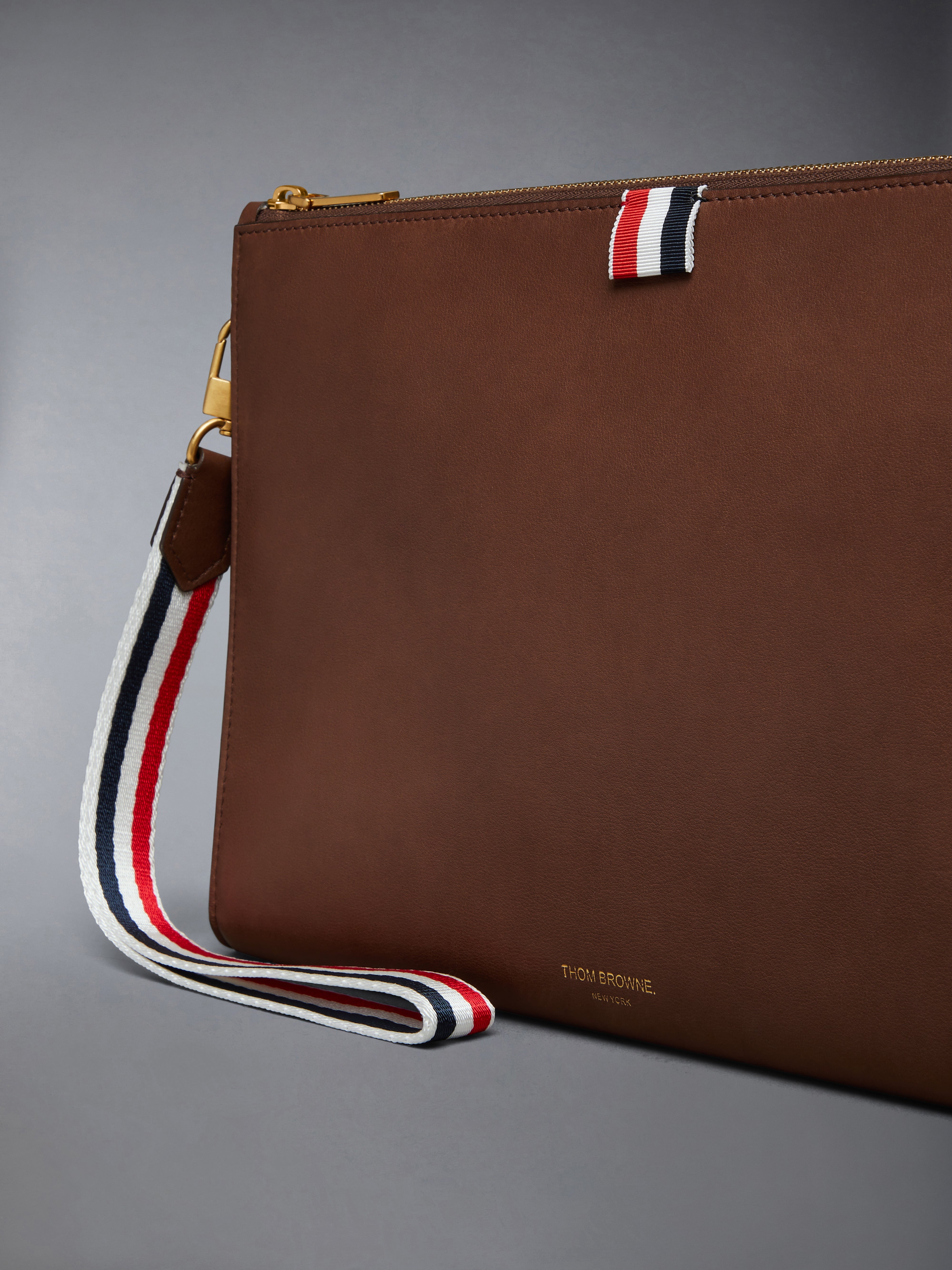 Soft Calf Medium Gusset Folio | Thom Browne